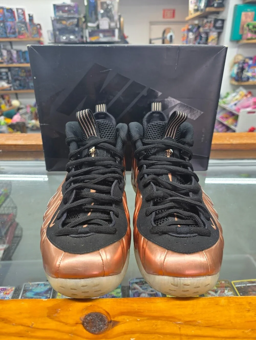 Nike Air Foamposite One Metallic Copper 2024 Sneakers FZ9902-001 Men's Size 10.5